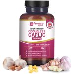 Premium Odourless Garlic Capsules - High Strength 45,000mg - 200 Softgels - Deodourised Premium Garlic Oil Extract from Allium Sativum
