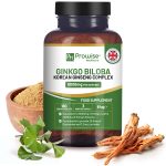 Ginkgo Biloba and Korean Ginseng Tablets 8000mg 180 Vegan Tablets | Ginkgo 6000mg & Korean Ginseng Root 2000mg Supports Cognitive Function & Mental Performance