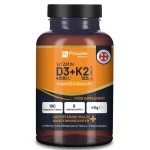 Vitamin D3 4000IU & K2 MK7 100µg Vegetarian Tablets I 180 (6 Months Supply) I Easy to Swallow Supplement for Immune Support,