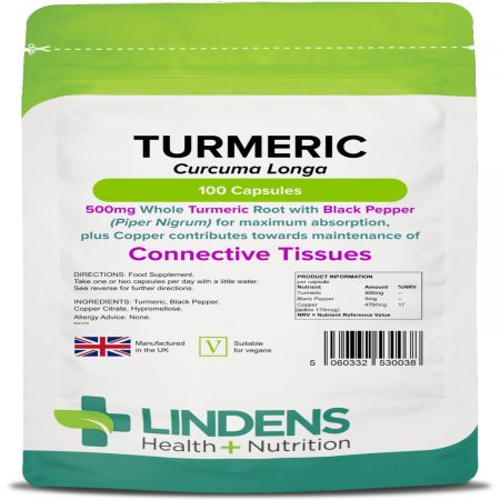Turmeric 500mg with Black Pepper and Copper