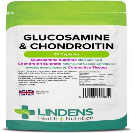 Lindens Glucosamine & Chondroitin 60 Capsules